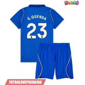 Lacne Dětský Futbalové dres Chelsea Geovany Quenda #23 2026-27 Krátky Rukáv - Domáci (+ trenírky)